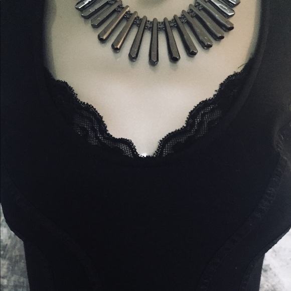 Guess Leather Lined Blouse - Picture 5 of 9